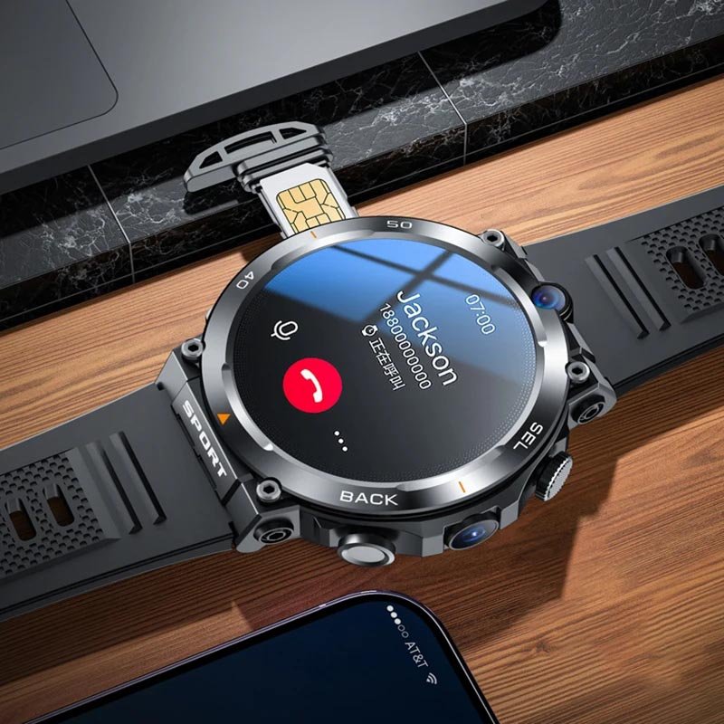 SmartWatch 4g Android RAM 8GB ROM 128GB 4G Smart Watch With Dual Camera GPS WIFI IP67 Waterproof Unlock Google Play APP Watch
